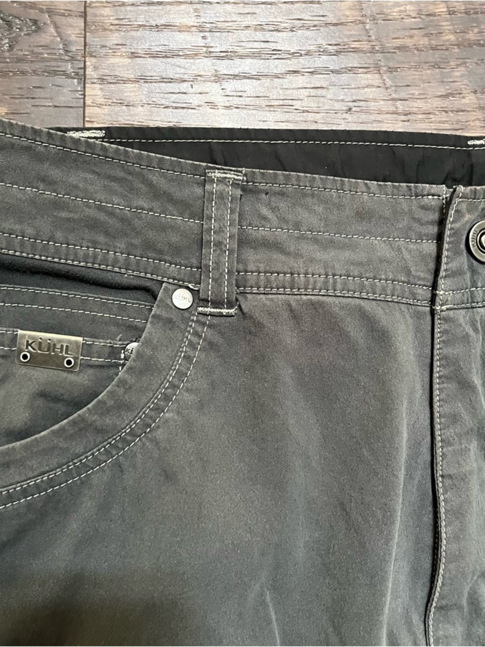 Kuhl Radikl dark gray outdoor gorpcore hiking pants 34x32 actual 34x31 - Picture 2 of 12